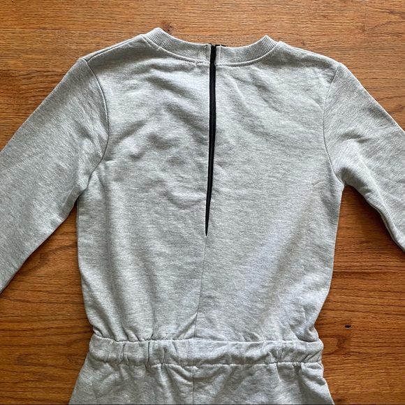 NWT Missguided gray embroidered long sleeve romper size 2 - Picture 9 of 13